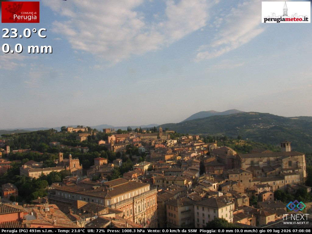 Archiv Foto Webcam Perugia - Umbrien