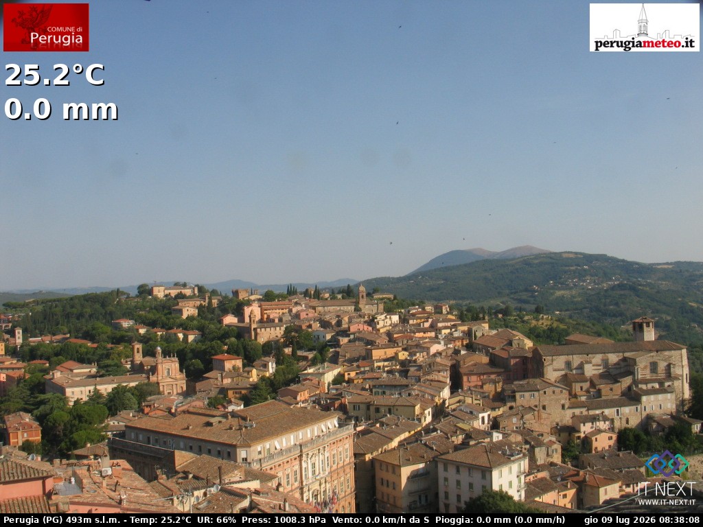 Archiv Foto Webcam Perugia - Umbrien