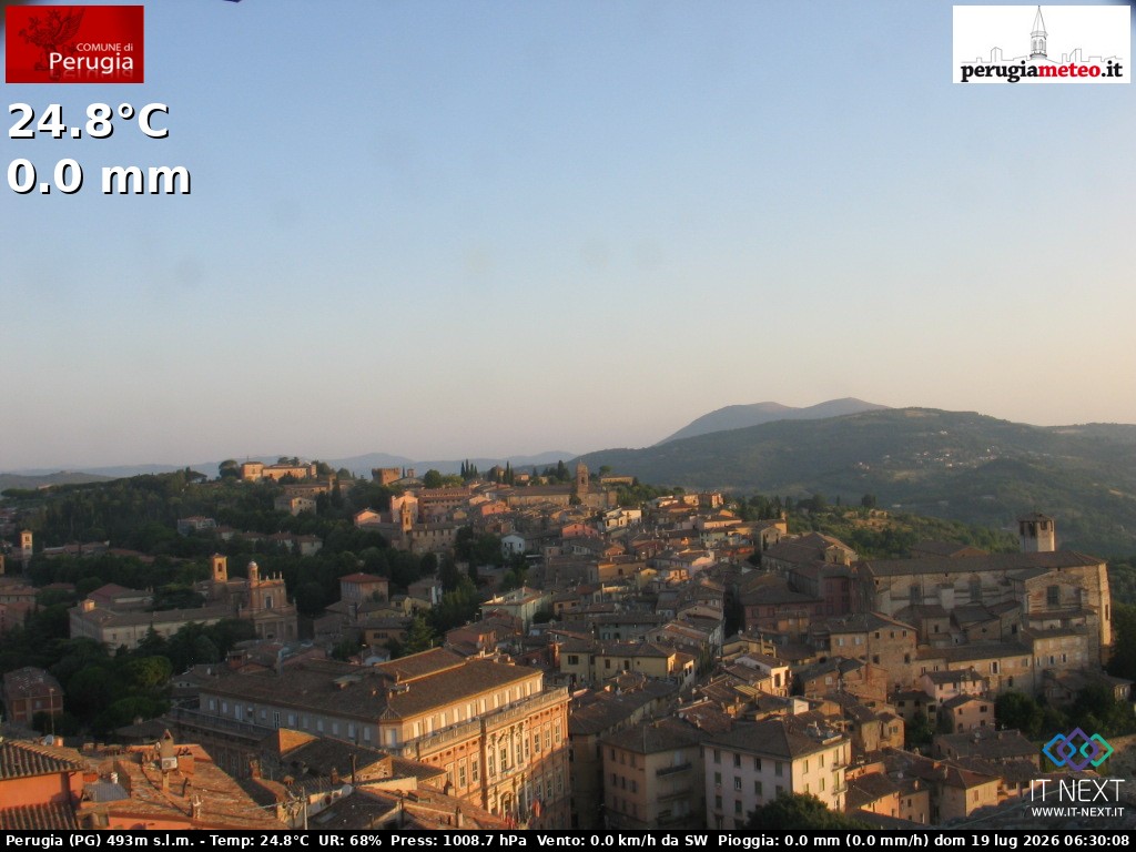 Archiv Foto Webcam Perugia - Umbrien