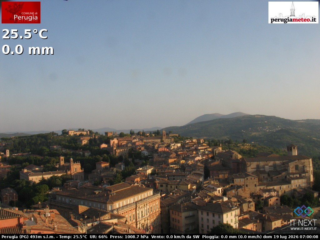 Archiv Foto Webcam Perugia - Umbrien