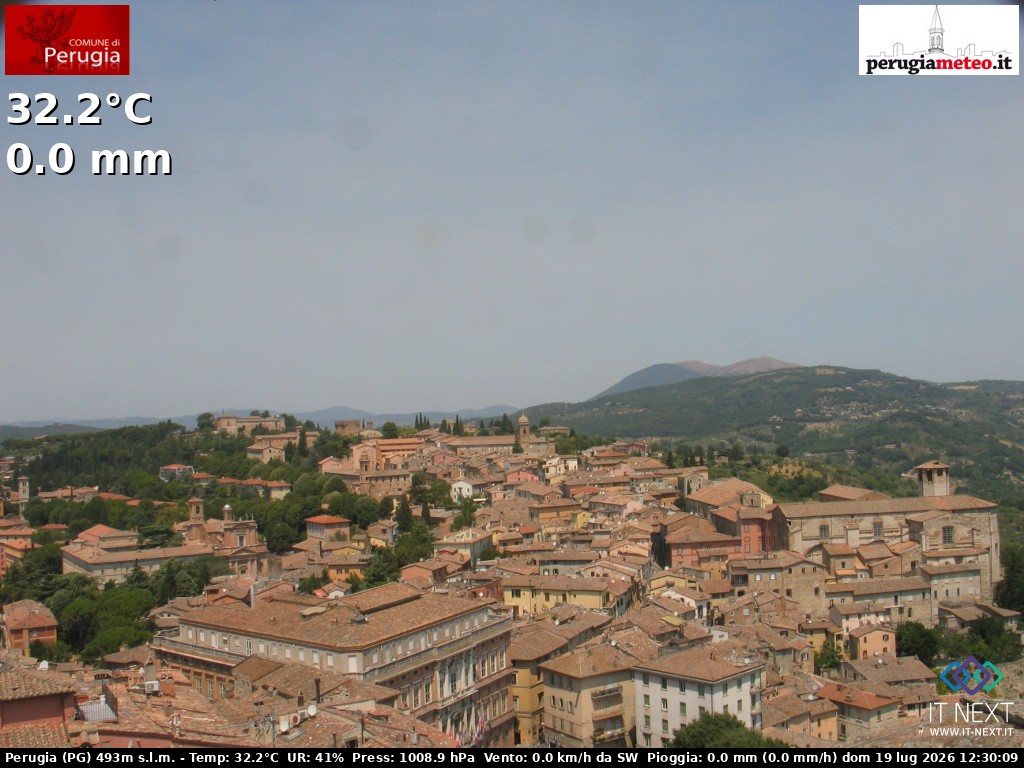 Archiv Foto Webcam Perugia - Umbrien