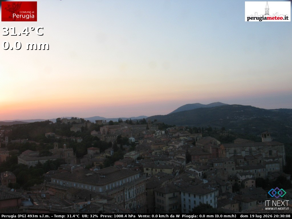 Archiv Foto Webcam Perugia - Umbrien