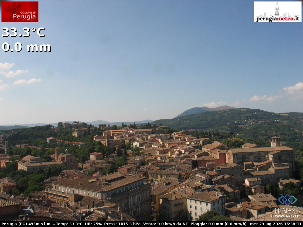 Archiv Foto Webcam Perugia - Umbrien