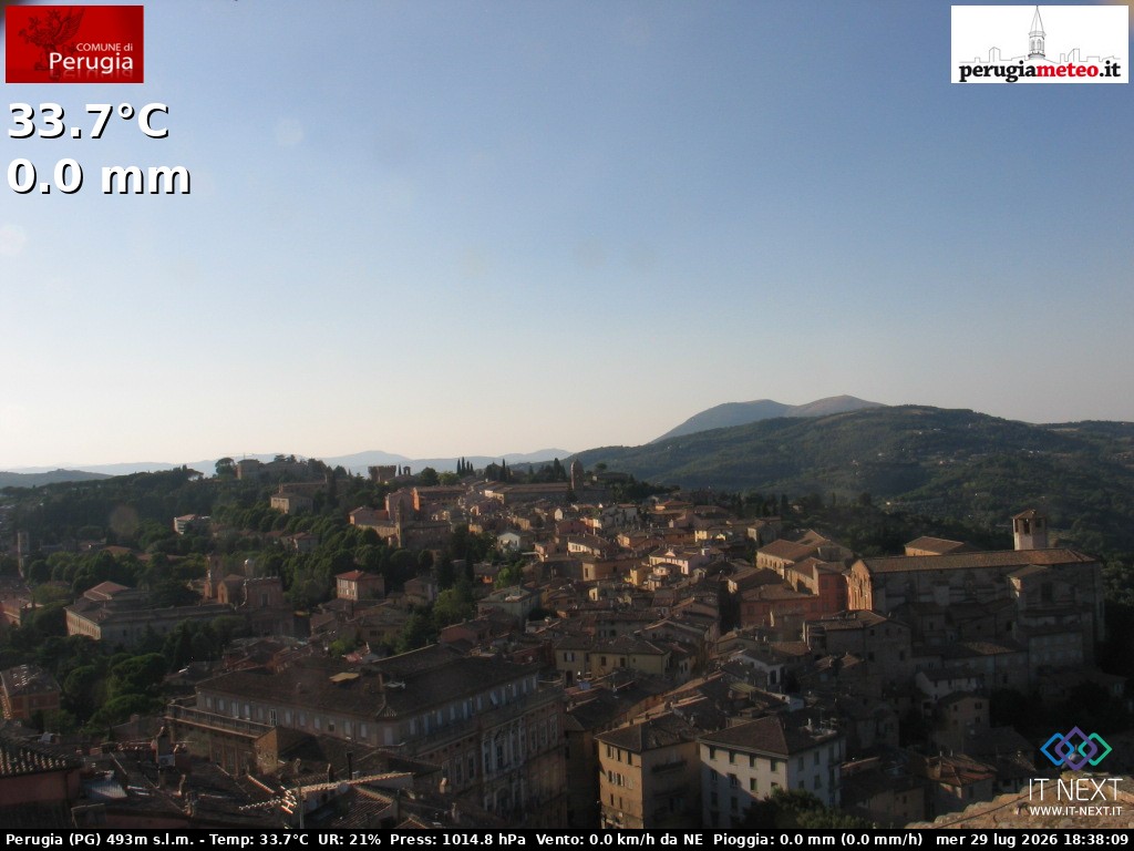 Archiv Foto Webcam Perugia - Umbrien