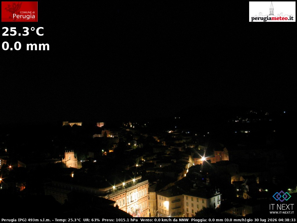 Archiv Foto Webcam Perugia - Umbrien