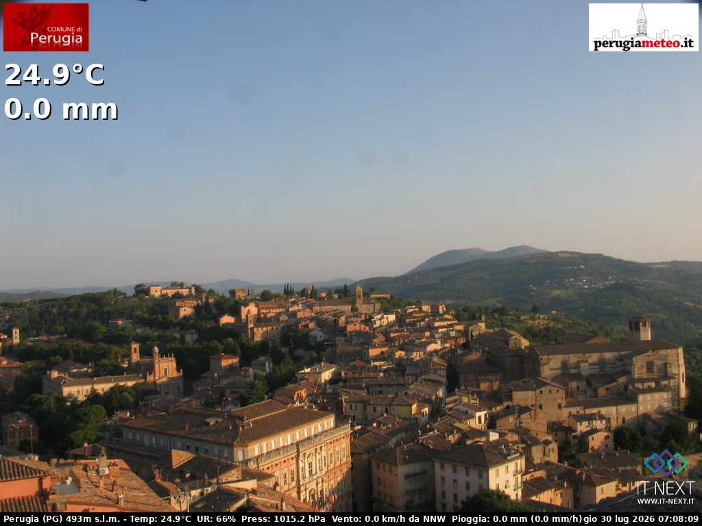 Archiv Foto Webcam Perugia - Umbrien