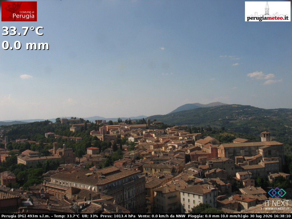 Archiv Foto Webcam Perugia - Umbrien