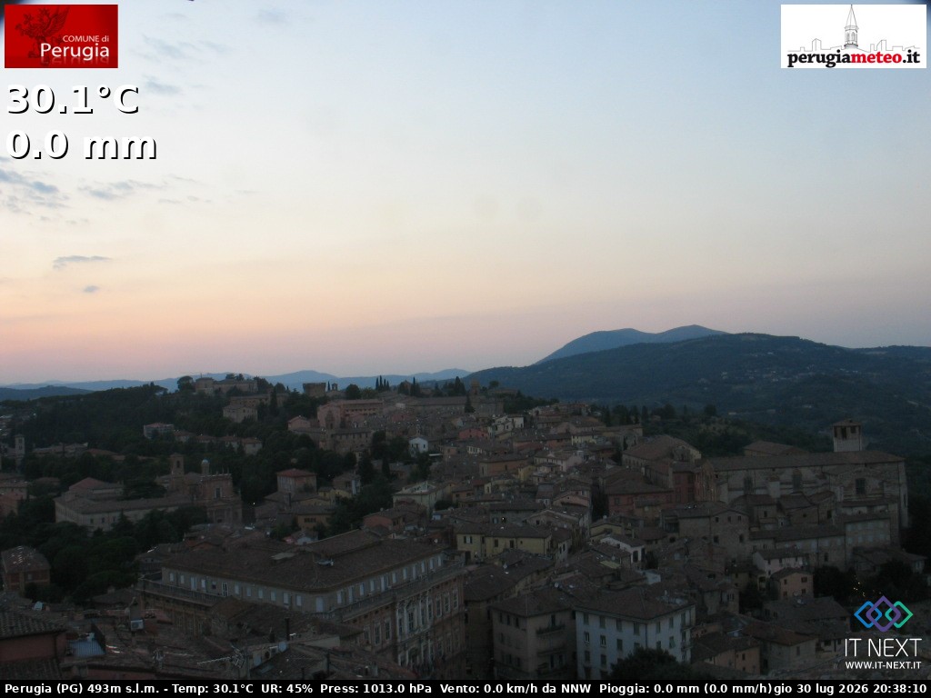 Archiv Foto Webcam Perugia - Umbrien