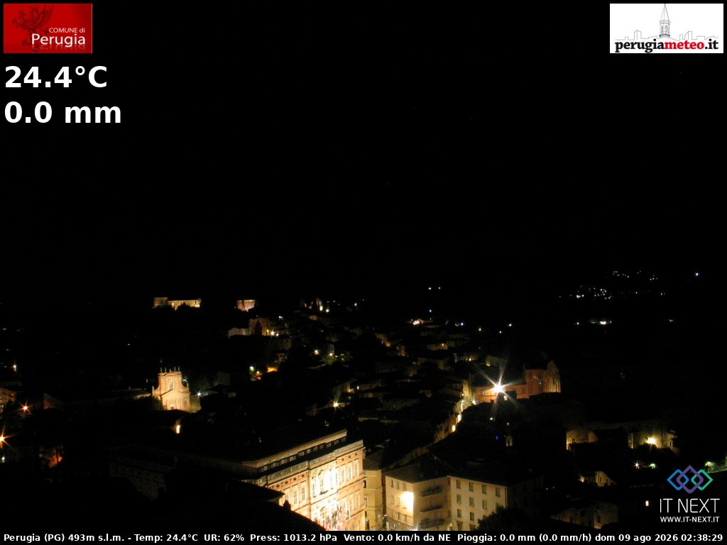 Archiv Foto Webcam Perugia - Umbrien