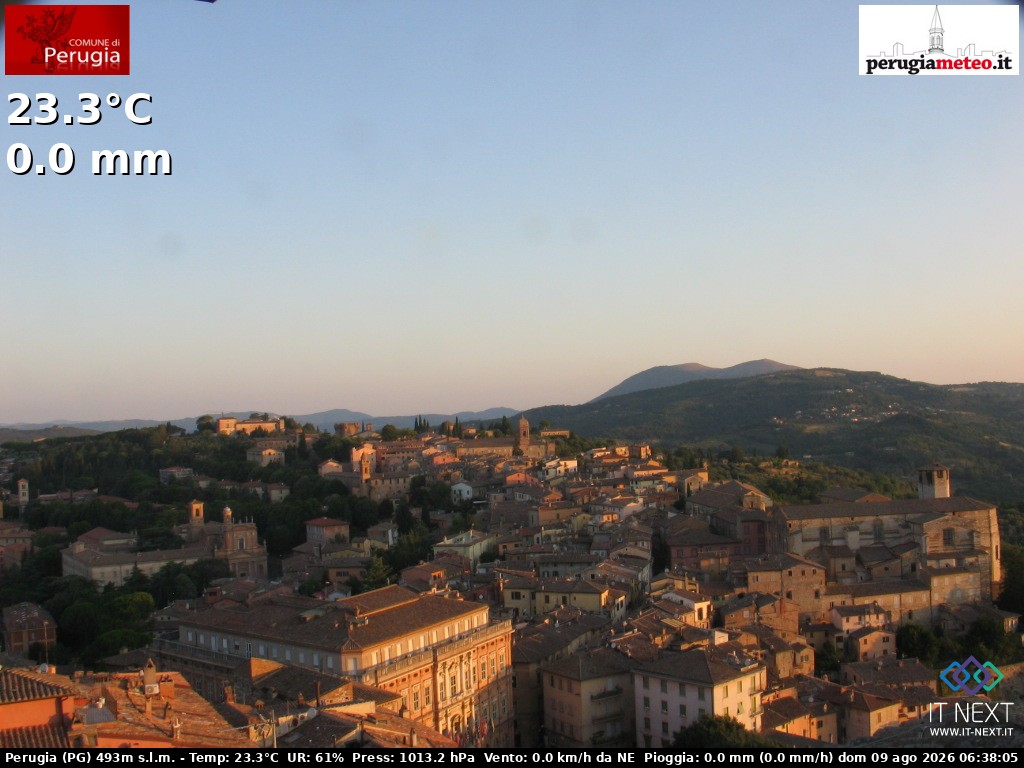 Archiv Foto Webcam Perugia - Umbrien