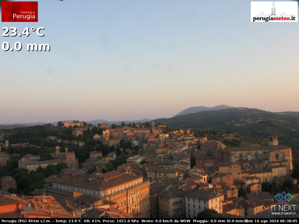 Archiv Foto Webcam Perugia - Umbrien