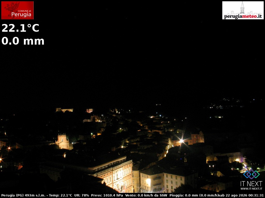 Archiv Foto Webcam Perugia - Umbrien