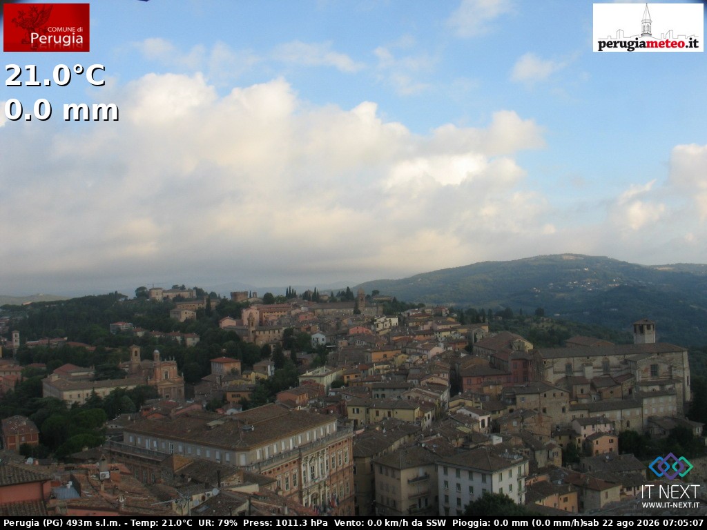 Archiv Foto Webcam Perugia - Umbrien