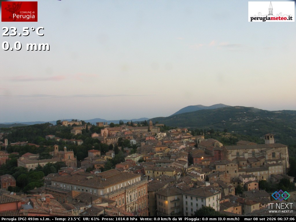 Archiv Foto Webcam Perugia - Umbrien