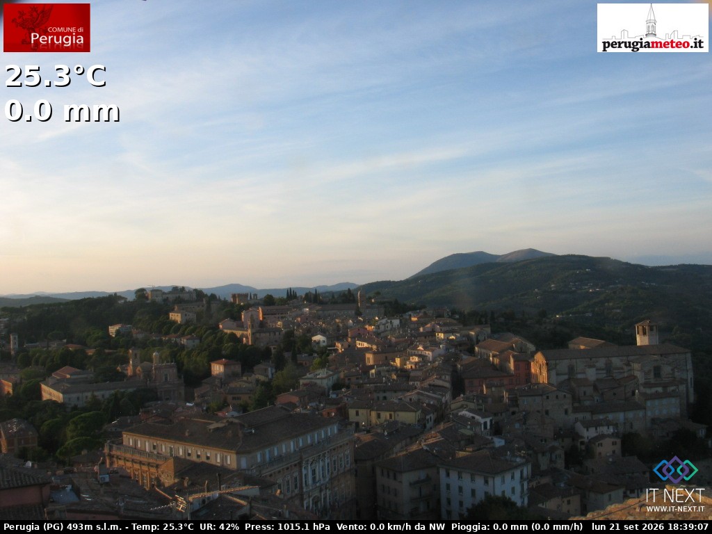 Archiv Foto Webcam Perugia - Umbrien