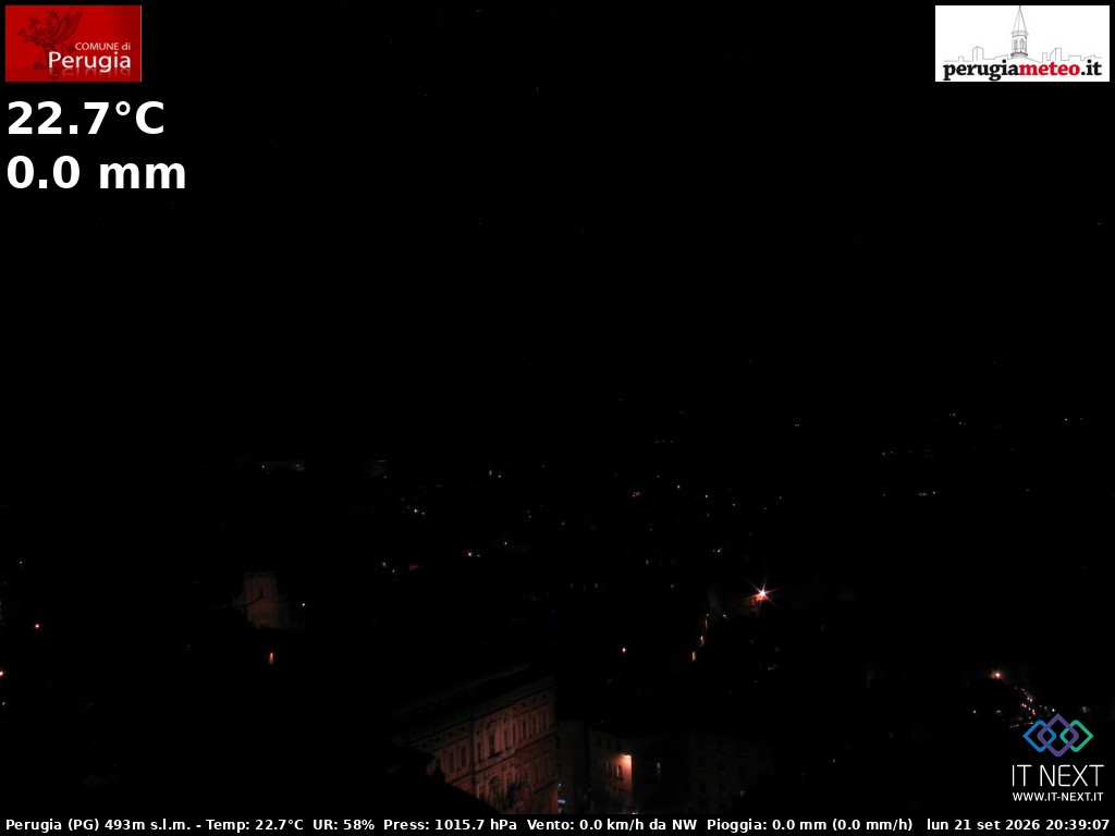 Archiv Foto Webcam Perugia - Umbrien