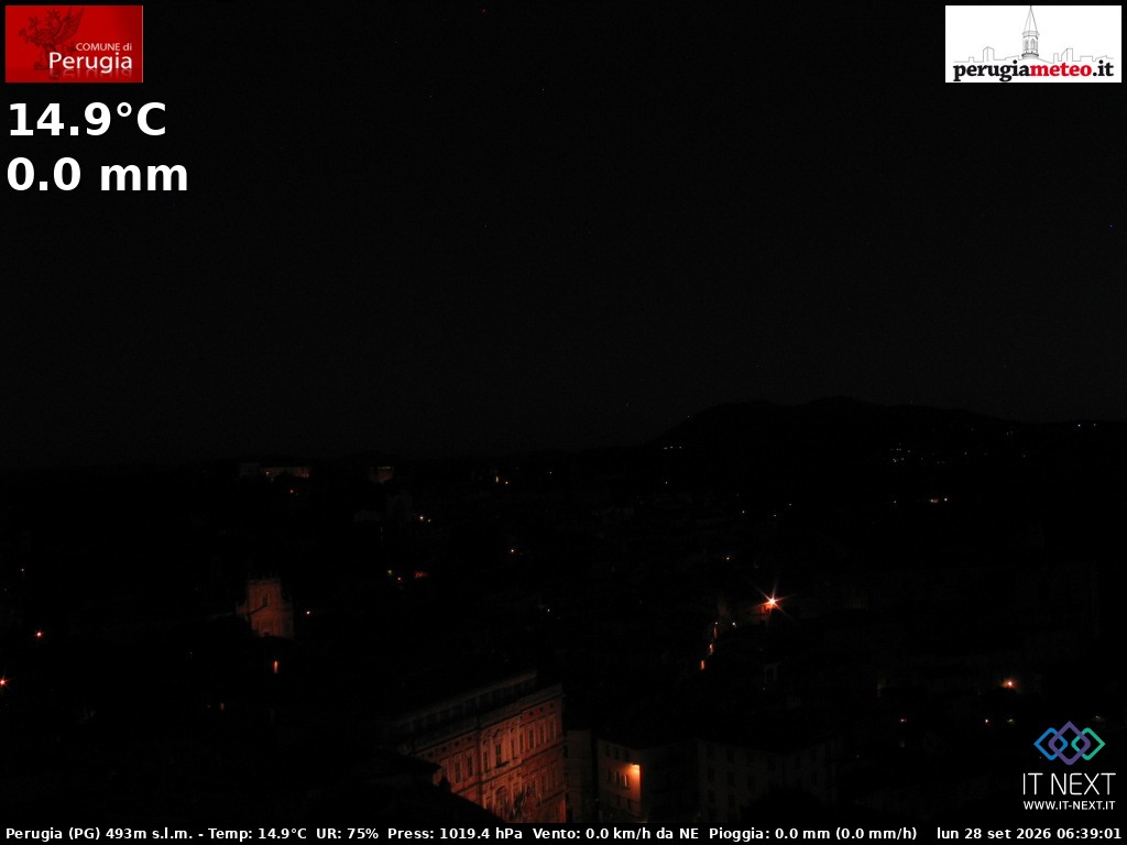Archiv Foto Webcam Perugia - Umbrien