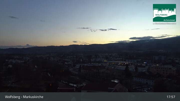 Archived image Webcam View of Wolfsberg in Lavanttal, Carinthia (Austria)