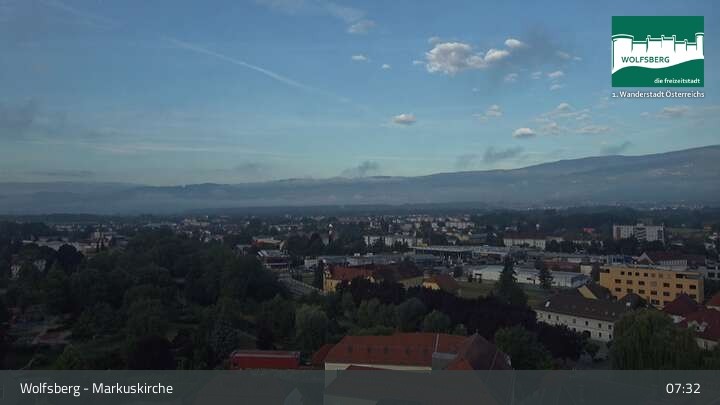 Archived image Webcam View of Wolfsberg in Lavanttal, Carinthia (Austria)