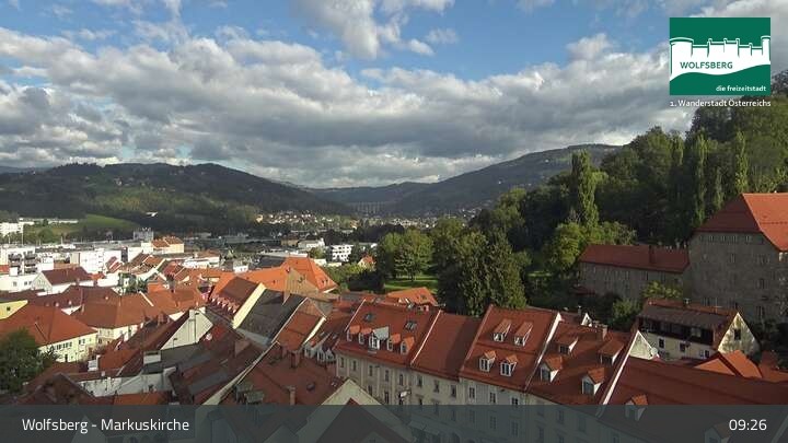 Archived image Webcam View of Wolfsberg in Lavanttal, Carinthia (Austria)