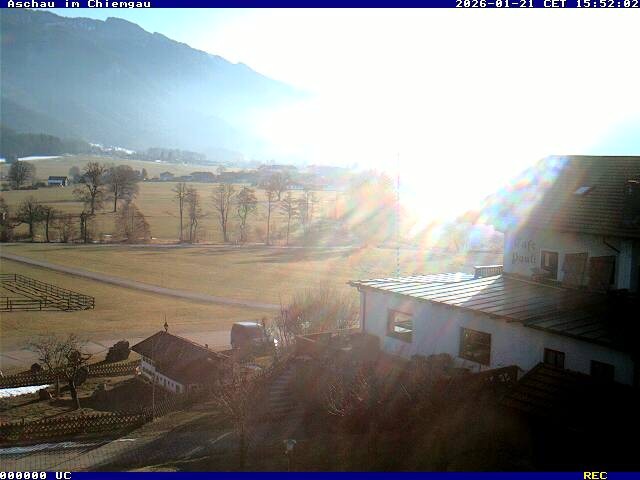 Archiv Foto Webcam Aschau im Chiemgau - Blick Richtung Süden auf Aschau