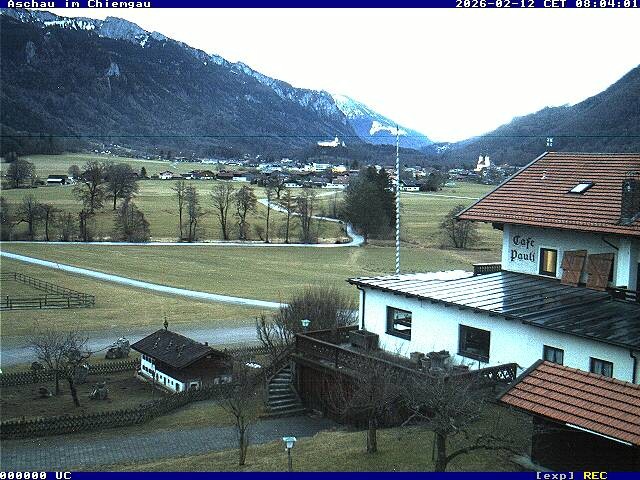 Archiv Foto Webcam Aschau im Chiemgau - Blick Richtung Süden auf Aschau