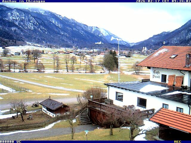 Archiv Foto Webcam Aschau im Chiemgau - Blick Richtung Süden auf Aschau