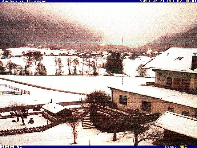 Archiv Foto Webcam Aschau im Chiemgau - Blick Richtung Süden auf Aschau