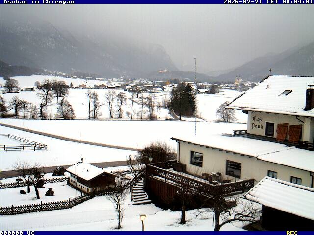 Archiv Foto Webcam Aschau im Chiemgau - Blick Richtung Süden auf Aschau