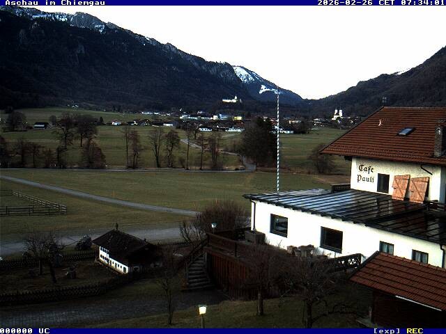 Archived image Webcam Aschau (Chiemgau) - Cafe Pauli