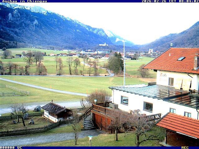 Archived image Webcam Aschau (Chiemgau) - Cafe Pauli