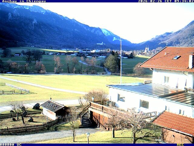 Archived image Webcam Aschau (Chiemgau) - Cafe Pauli