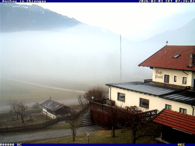 Archiv Foto Webcam Aschau im Chiemgau - Blick Richtung Süden auf Aschau