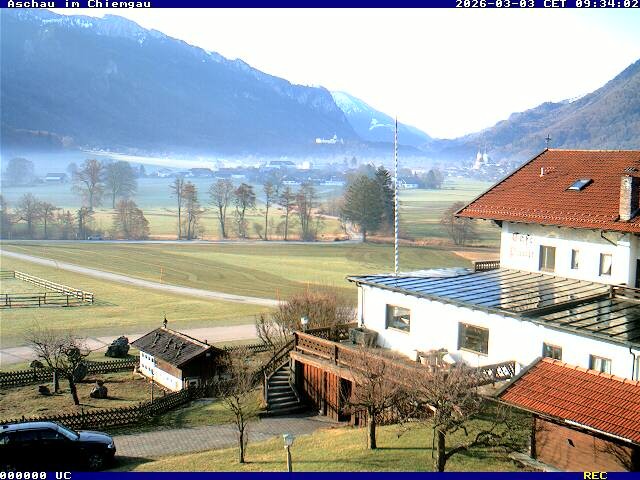 Archiv Foto Webcam Aschau im Chiemgau - Blick Richtung Süden auf Aschau
