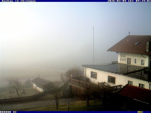 Archived image Webcam Aschau (Chiemgau) - Cafe Pauli
