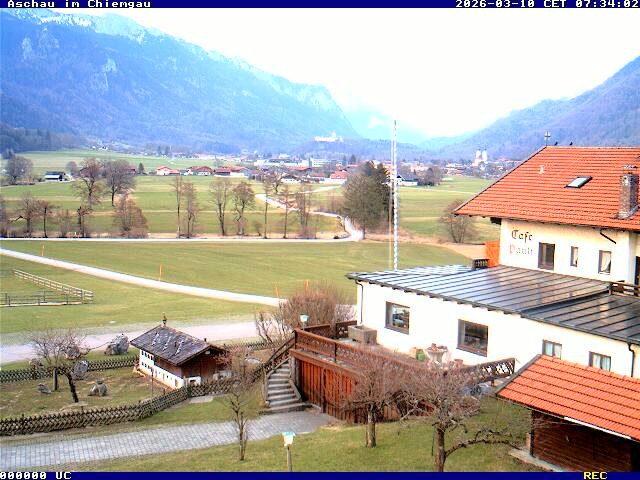 Archiv Foto Webcam Aschau im Chiemgau - Blick Richtung Süden auf Aschau