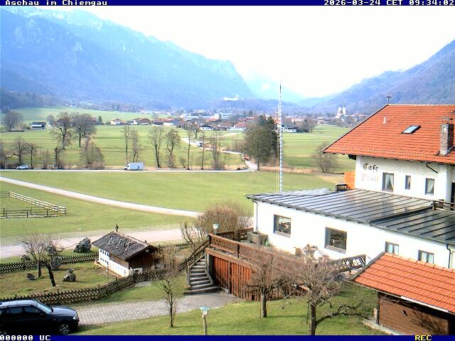 Archiv Foto Webcam Aschau im Chiemgau - Blick Richtung Süden auf Aschau