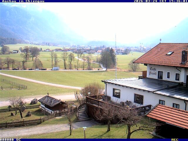 Archiv Foto Webcam Aschau im Chiemgau - Blick Richtung Süden auf Aschau
