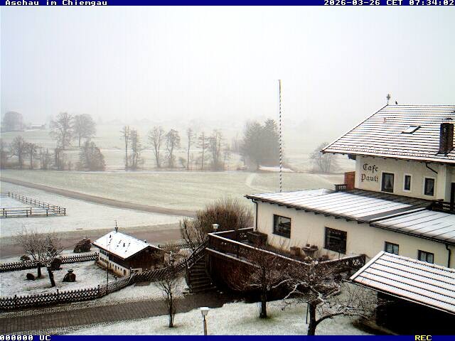 Archiv Foto Webcam Aschau im Chiemgau - Blick Richtung Süden auf Aschau
