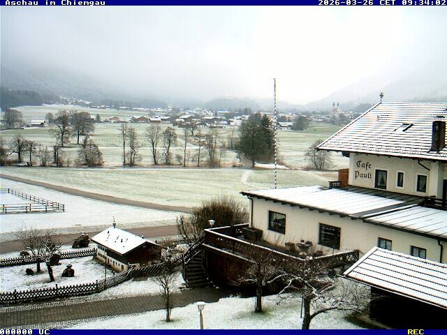 Archiv Foto Webcam Aschau im Chiemgau - Blick Richtung Süden auf Aschau