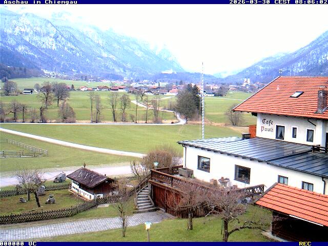 Archiv Foto Webcam Aschau im Chiemgau - Blick Richtung Süden auf Aschau
