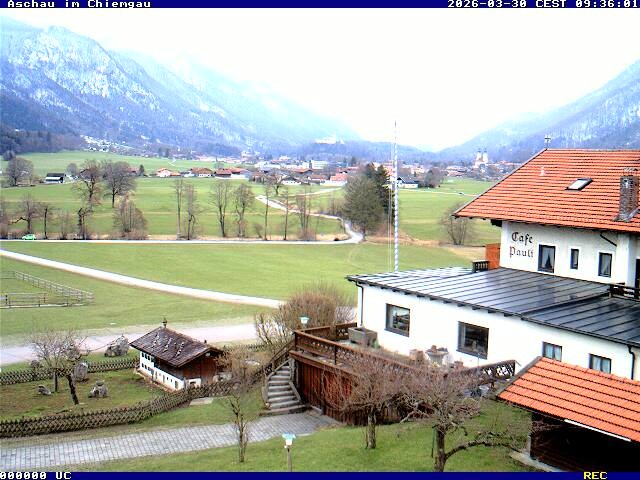 Archiv Foto Webcam Aschau im Chiemgau - Blick Richtung Süden auf Aschau