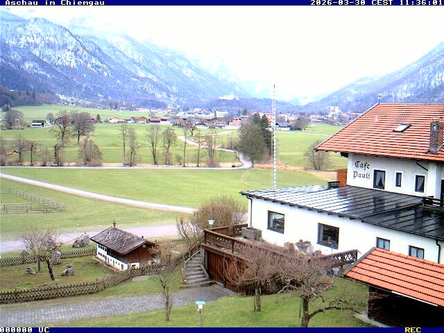 Archiv Foto Webcam Aschau im Chiemgau - Blick Richtung Süden auf Aschau