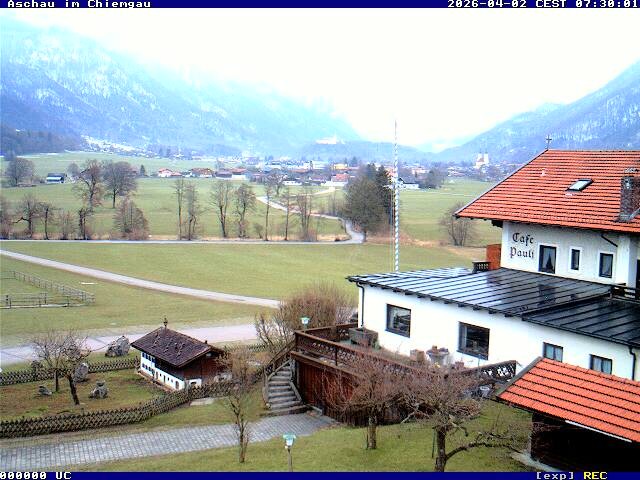 Archiv Foto Webcam Aschau im Chiemgau - Blick Richtung Süden auf Aschau