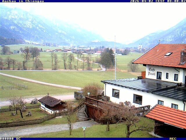 Archiv Foto Webcam Aschau im Chiemgau - Blick Richtung Süden auf Aschau
