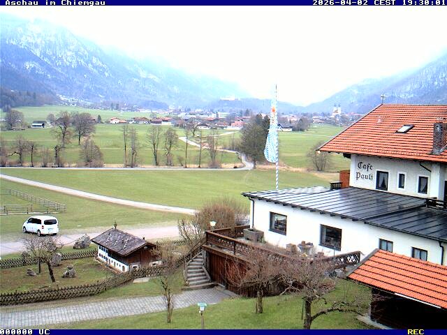 Archiv Foto Webcam Aschau im Chiemgau - Blick Richtung Süden auf Aschau