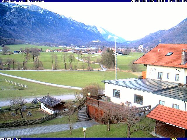 Archiv Foto Webcam Aschau im Chiemgau - Blick Richtung Süden auf Aschau