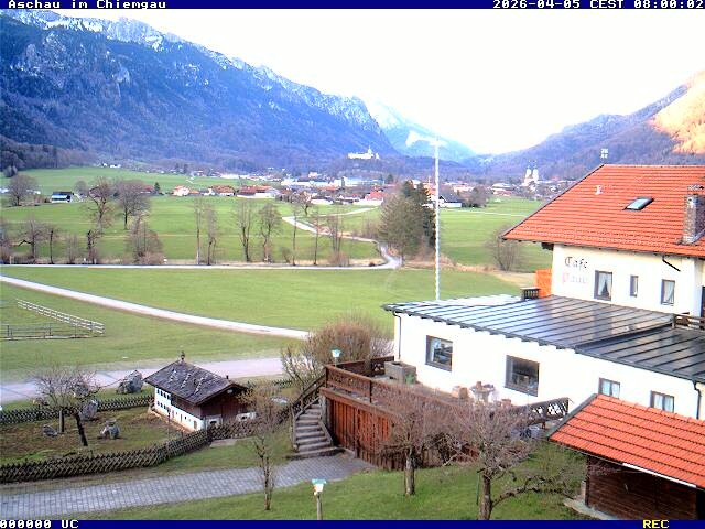 Archiv Foto Webcam Aschau im Chiemgau - Blick Richtung Süden auf Aschau