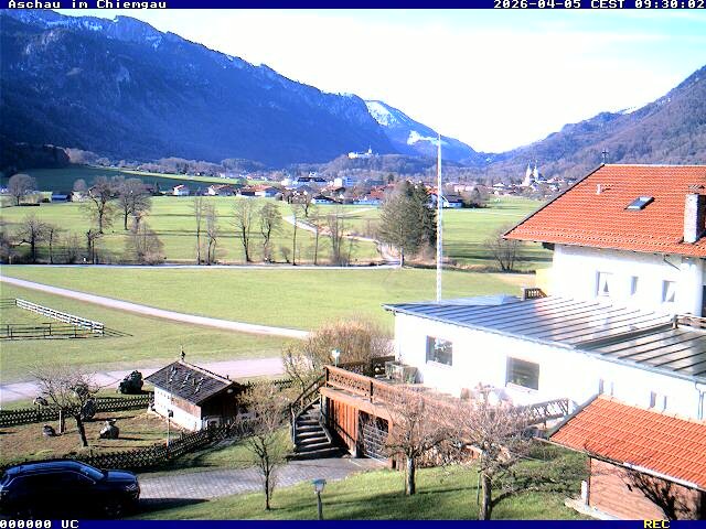 Archiv Foto Webcam Aschau im Chiemgau - Blick Richtung Süden auf Aschau