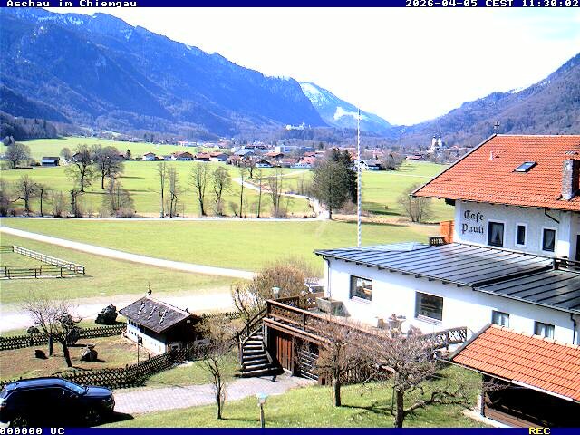 Archiv Foto Webcam Aschau im Chiemgau - Blick Richtung Süden auf Aschau